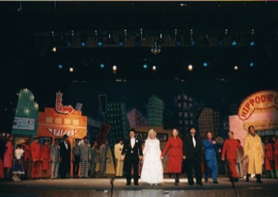 The finale and amazing b'way set of "Guys & Dolls"