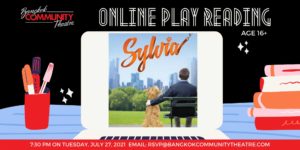 BCT's July 27th Online Play Reading of  "Sylvia"